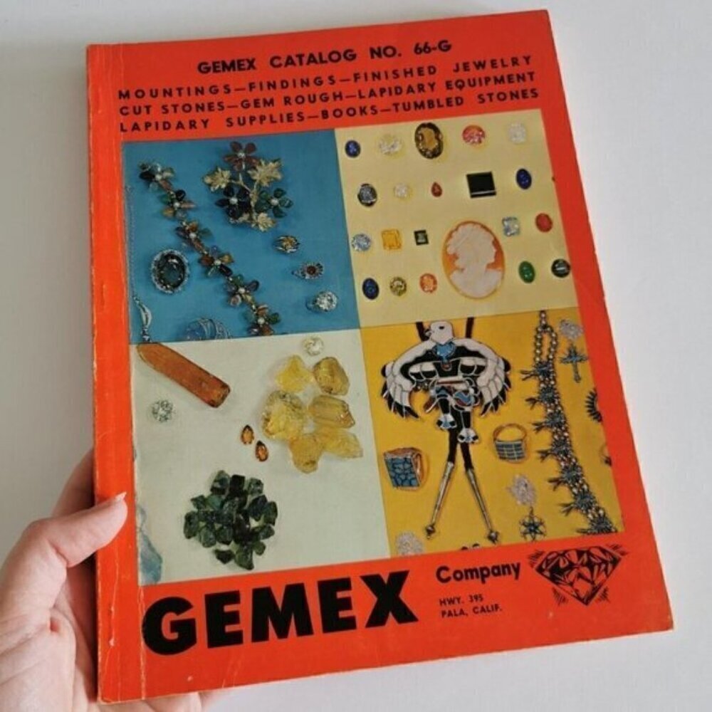 1960s Gemex Company Catalog Vintage Lapidary Jewelry Making Gemstones